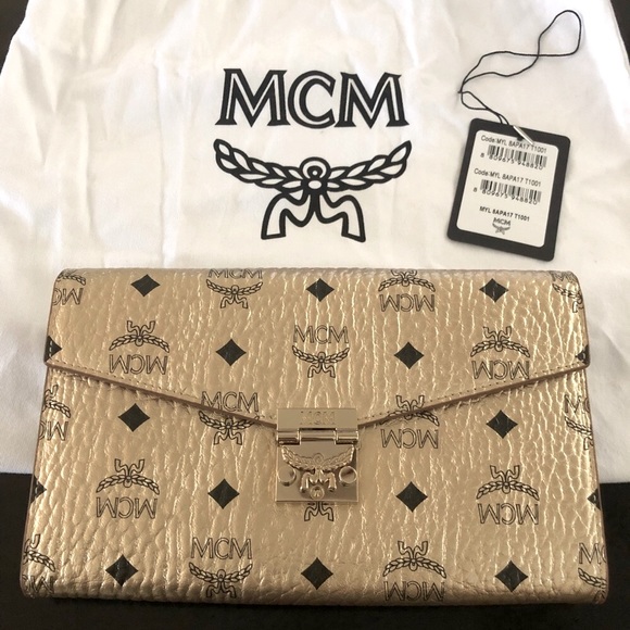 MCM Handbags - MCM Patricia Crossbody Wallet in Visetos